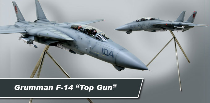 Large Floor Model F-14 from the movie TOP GUN