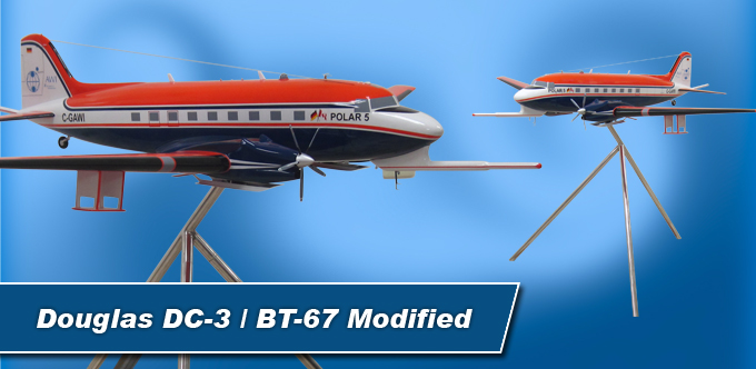 4 Foot Long Douglas DC-3 / BT-67 Modified